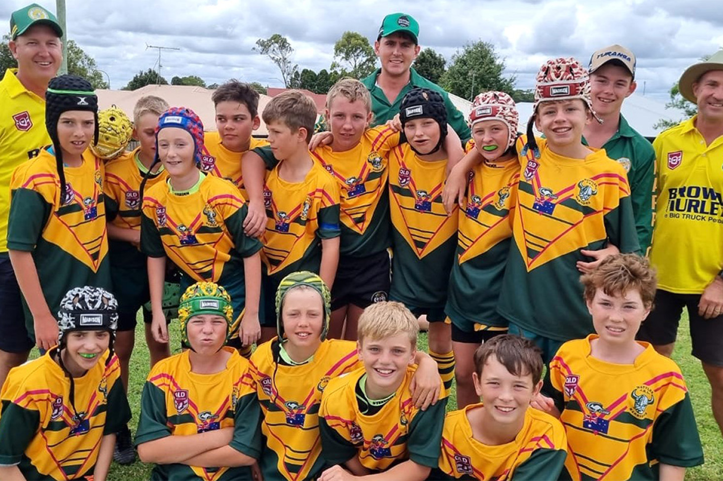 Last year’s Under 13 team that competed in the Walker Weekend Challenge in Toowoomba.