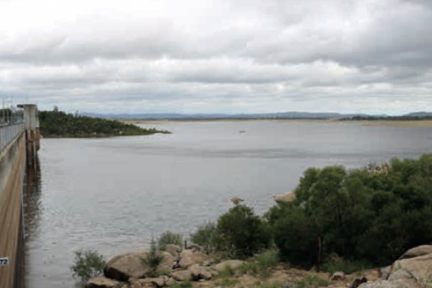 Leslie Dam Levels over Easter