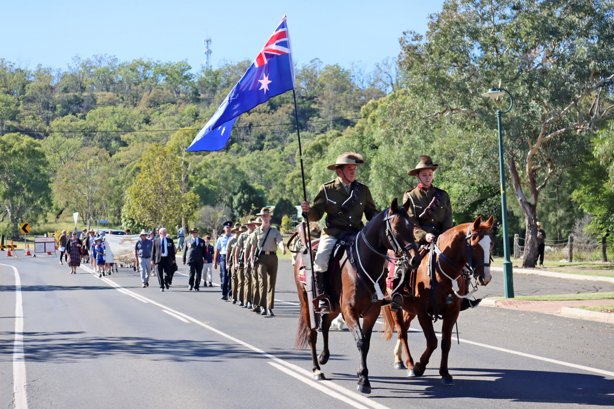 The march at Greenmount may be small, but it’s spectacular backdrop always attracts plenty of attention.