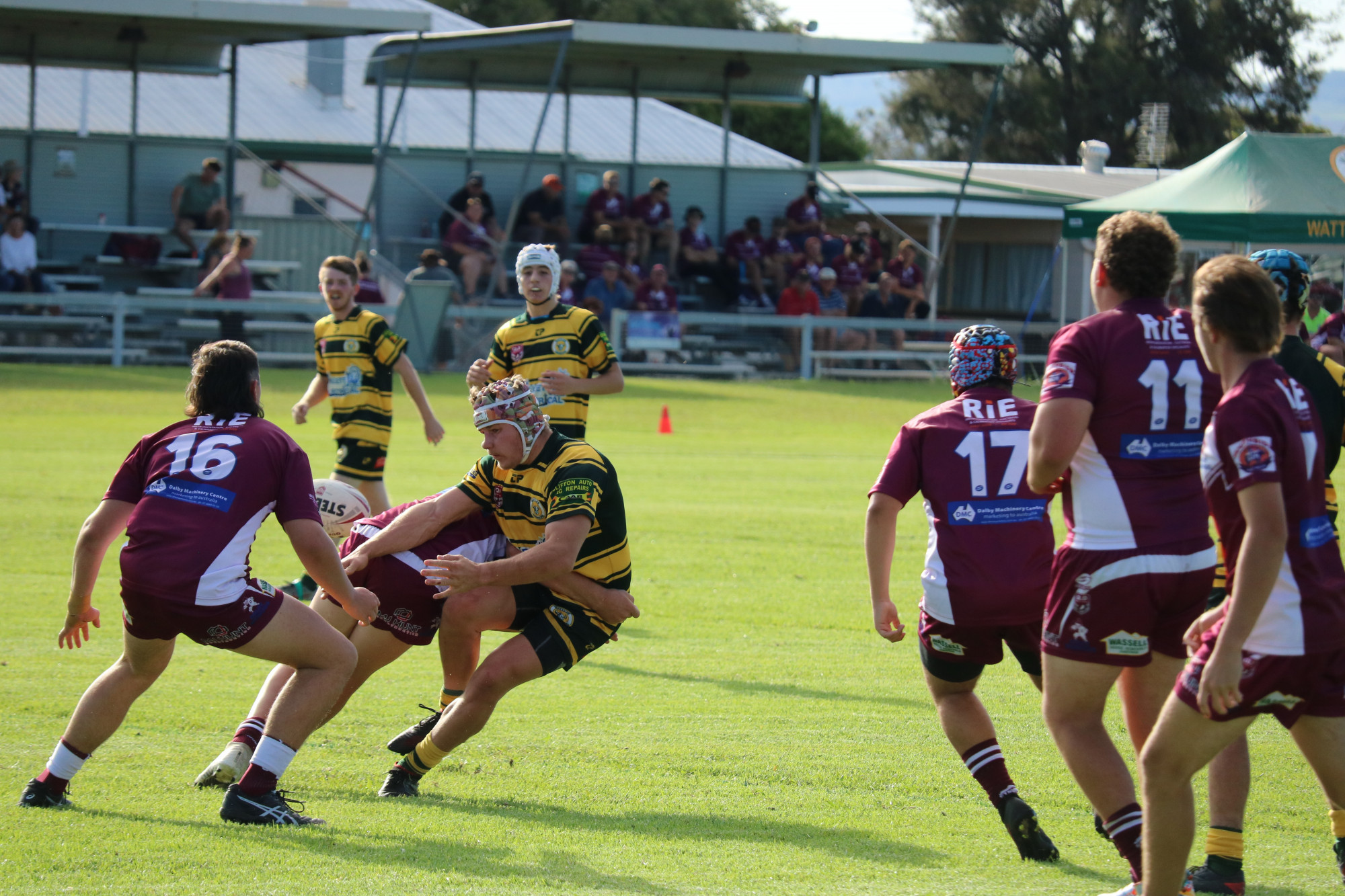 It was certainly a day to forget for the Wattles Under 18s, going down 74-4 to the Dalby Diehards