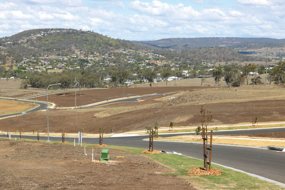 Most blocks of land have been snapped up in the newest section of the Aurora Hill estate at Mount Rascal.