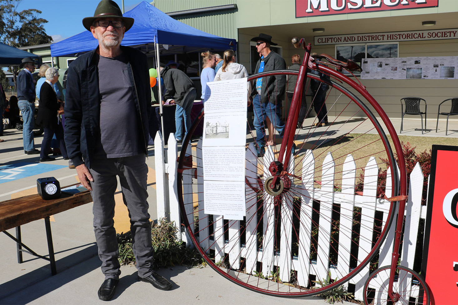 Trevor Neale pictured at Clifton’s 150 year celebrations last month.