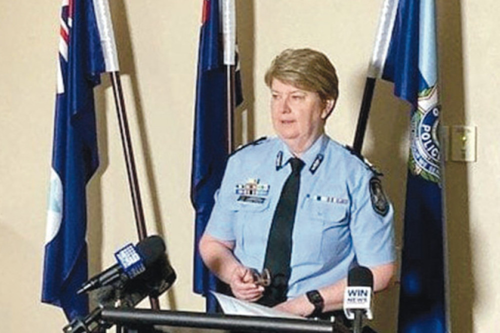 Assistant Commissioner Cheryl Scanlon addresses the media in Toowoomba last week.