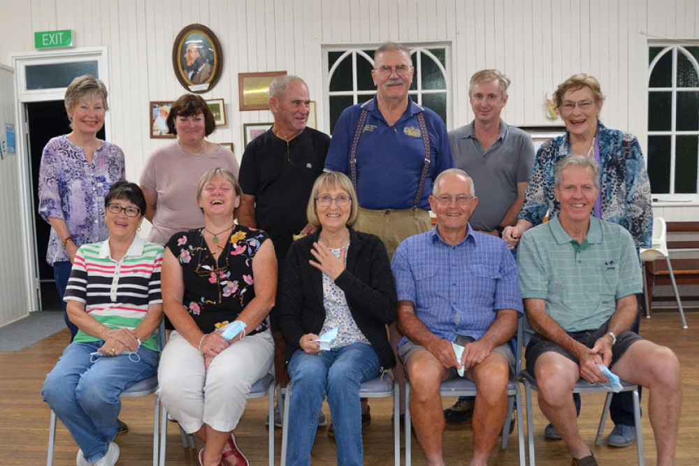 Members of The Allora Photography Group attending the AGM - Back: Sally, Michelle, Donal, Victor, Trevor, Joan. Front: Gale, Glenda, Jan, Stuart, Michael.