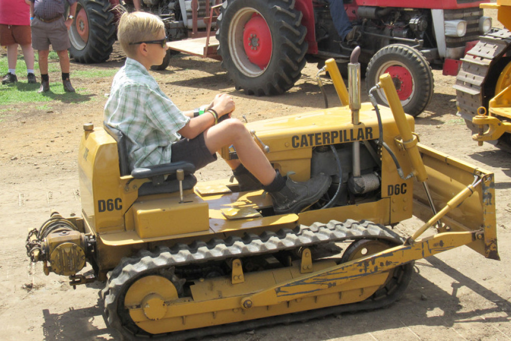 At a previous Heritage Weekend – Every boy’s dream.
