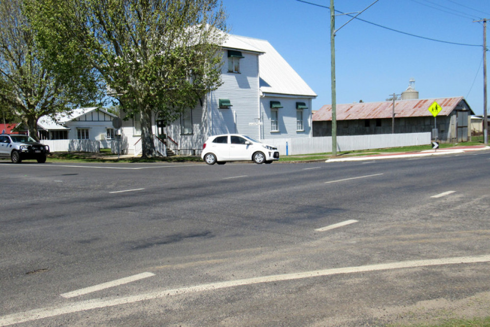 The intersection at Forde and Warwick streets is soon to be Allora’s first roundabout.