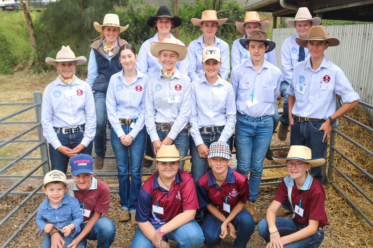 ABOVE: Oakey State High School’s Angora Young Judges Team.