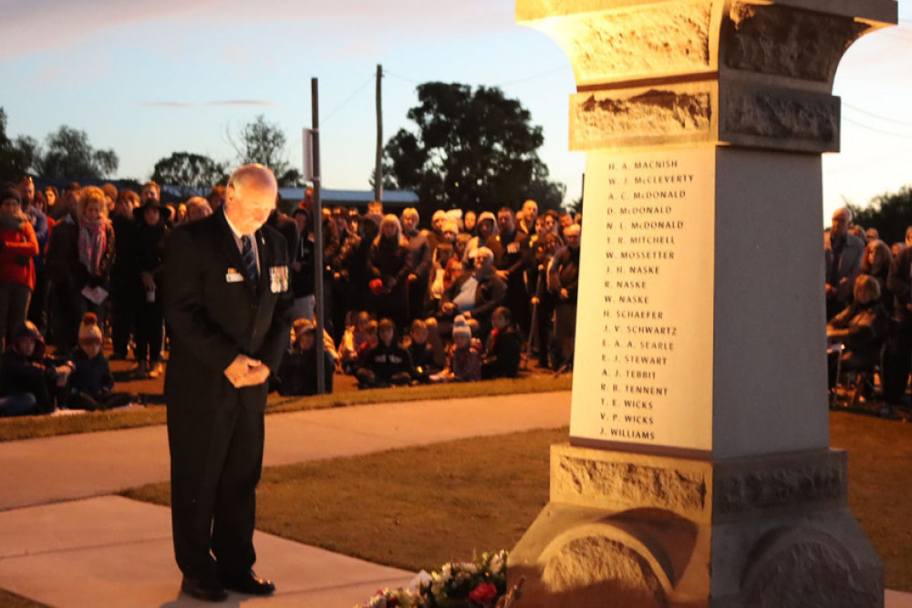 Last year's ceremony at Westbrook.