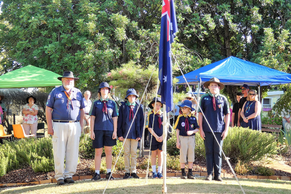 Scenes from the Australia Day ceremony last year. Photo, Peter Grzesiak