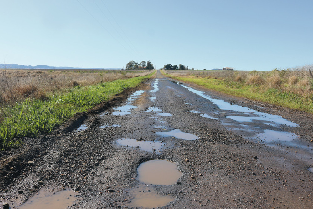 Although not included among the initial list of priority flood reconstruction works, Old Elphinstone Road south of Clifton has been very hazardous for the most part since the first round of flooding last year. The road can be treacherous days after even a small amount of rain.