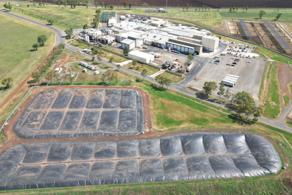 ABOVE: The new bioenergy system viewed from above.