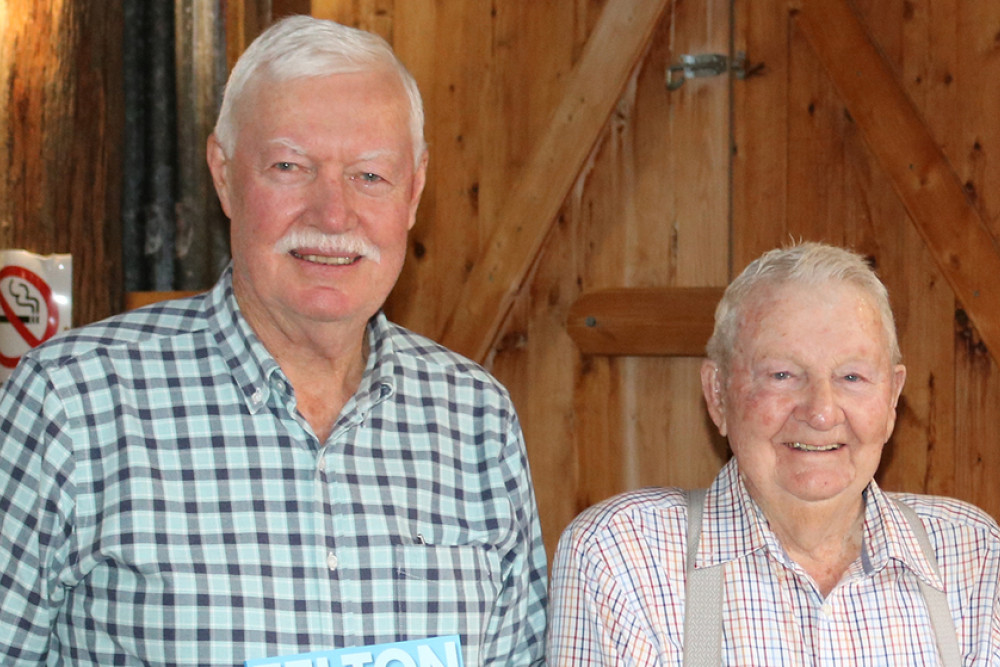 Part of Bob Free’s (right) lasting legacy is his contribution Ian Whan’s book Felton District Histories, published in 2021. Sadly, Ian also passed away this year.