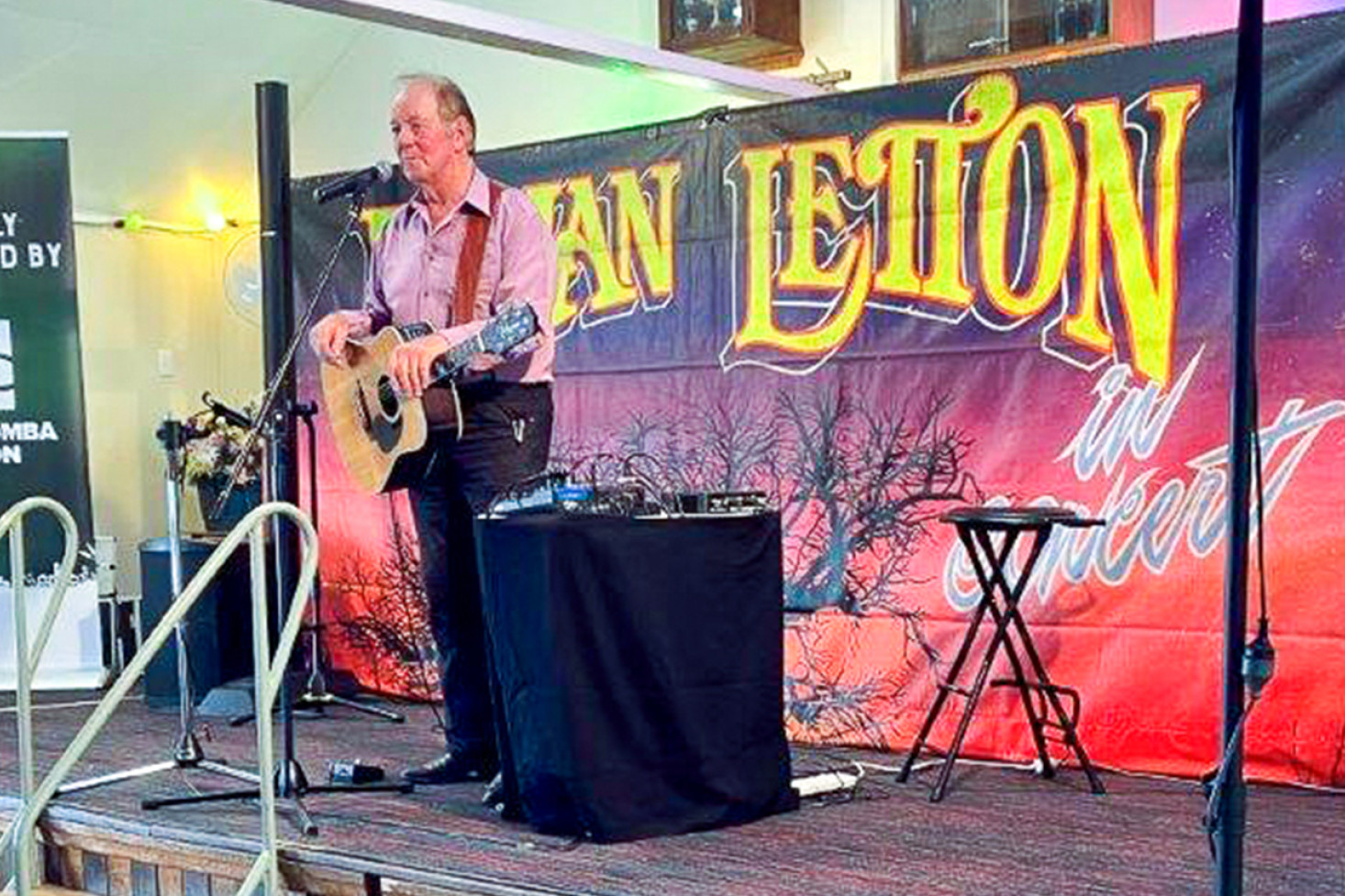 Brian Letton was a popular choice of performer at the Gowrie Little Plain Hall on Sunday afternoon.