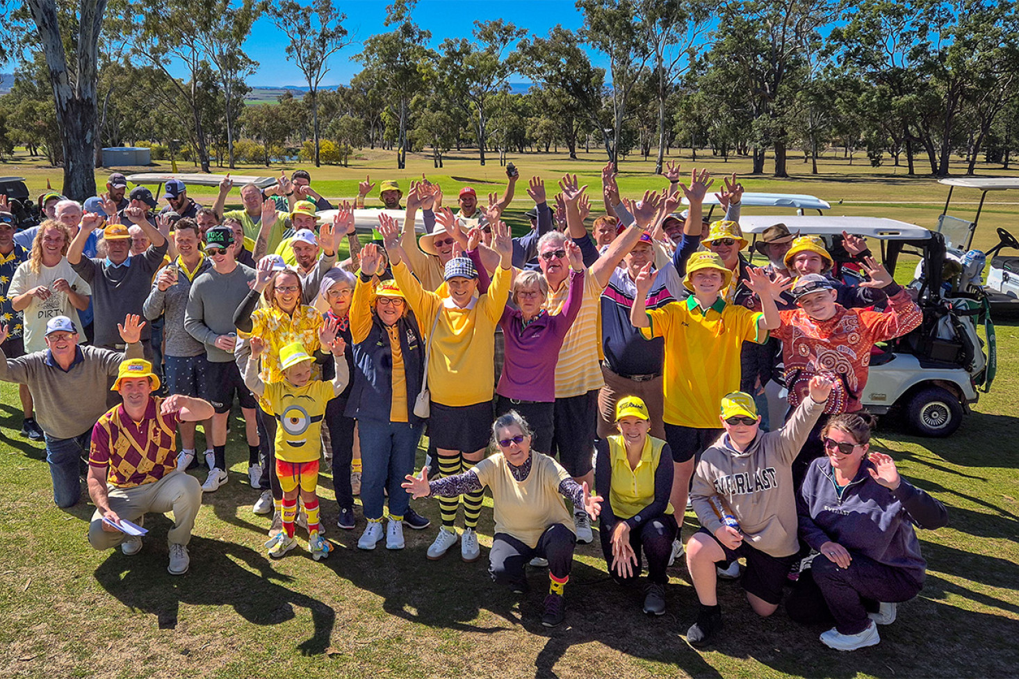 Over 50 golfers teed off at Clifton Golf Club on Saturday for the #DoingItForJarrod charity day.