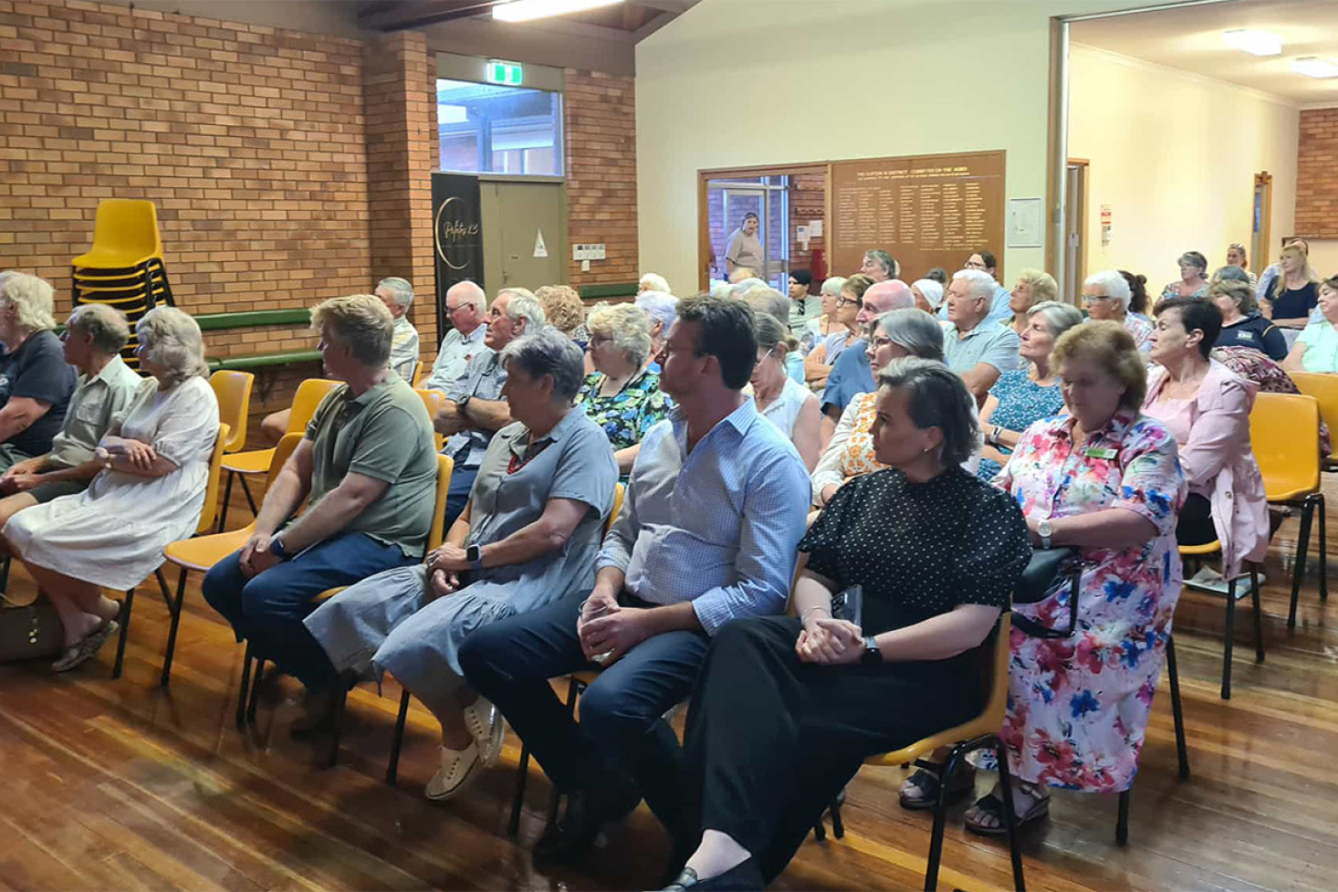 The wider interest in the operations of Clifton Community Health Services was shown by the sizeable crowd attending the community forum at the Clifton Senior Citizens Centre last week.