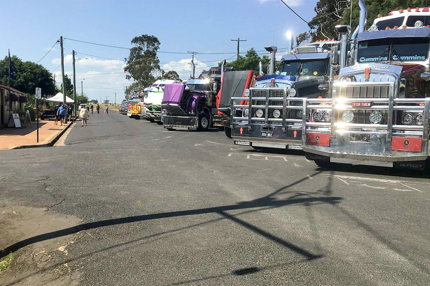 Tooth and the surrounding streets of Nobby were lined with big rigs for the highly successful Mental Health Awareness in The Transport, Rural & Civil Industries Day.