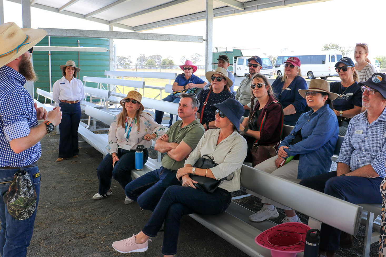 Clifton State High School staff explained the “Clifton Way” of providing pathways for students into the work force.