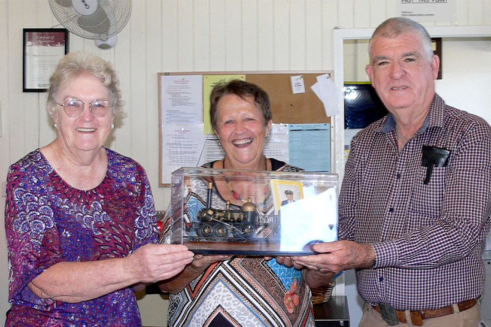 udy, the wife of Mr Slattery, Station Coordinator Maureen Mitchell and Tim Blades.