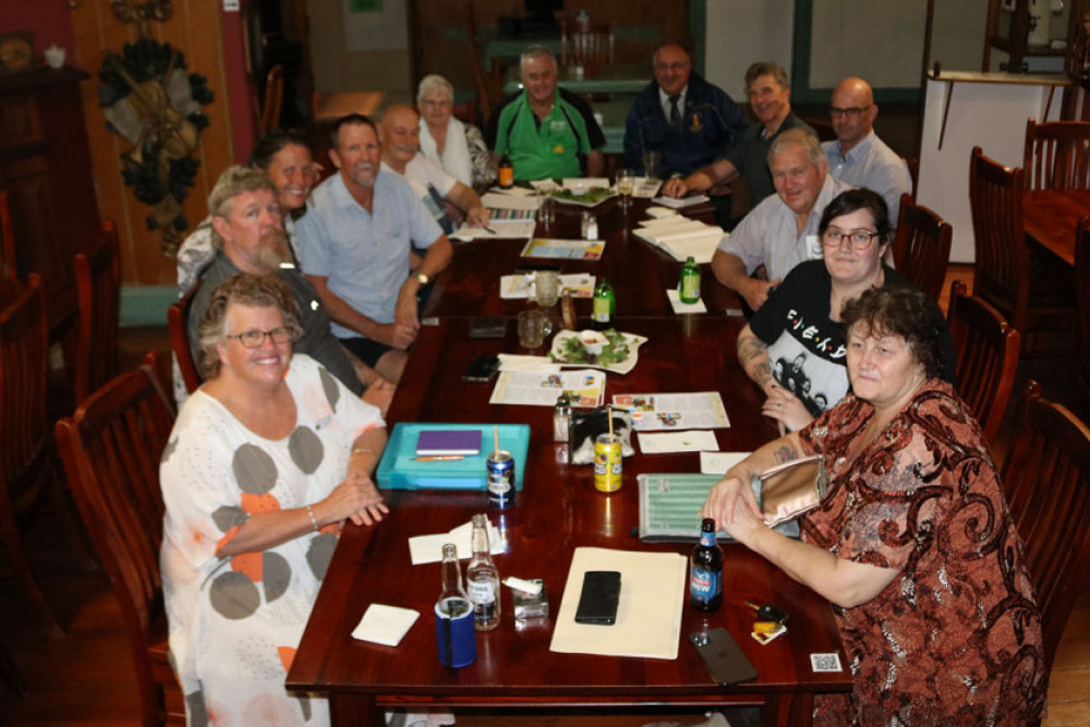 Members of the Chamber of Commerce at the annual general meeting.