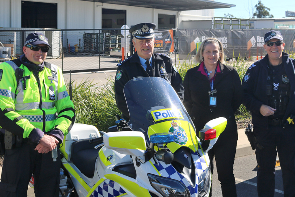 Sergeant Kane Hardgrave, Darling Downs District Patrol Group Inspector Danny Shaw Inspector Danny Shaw Senior Sergeant Kim Hill Senior Constable Phil Dunster.