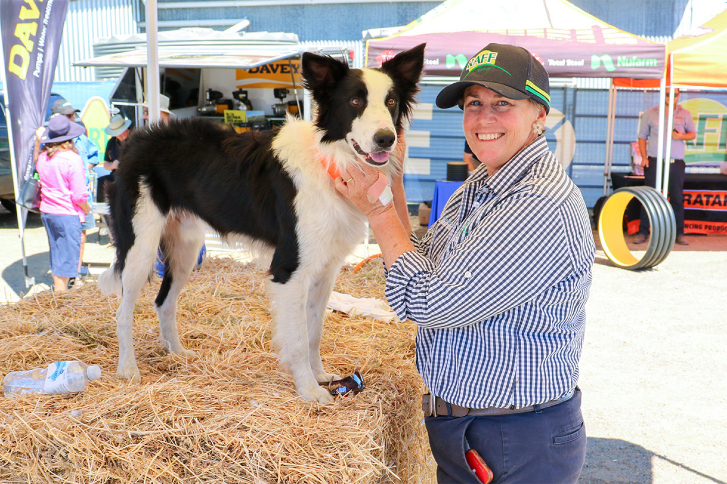 Everyone wanted a photo with Chief and Raff staff member Kate Flynn was no exception.