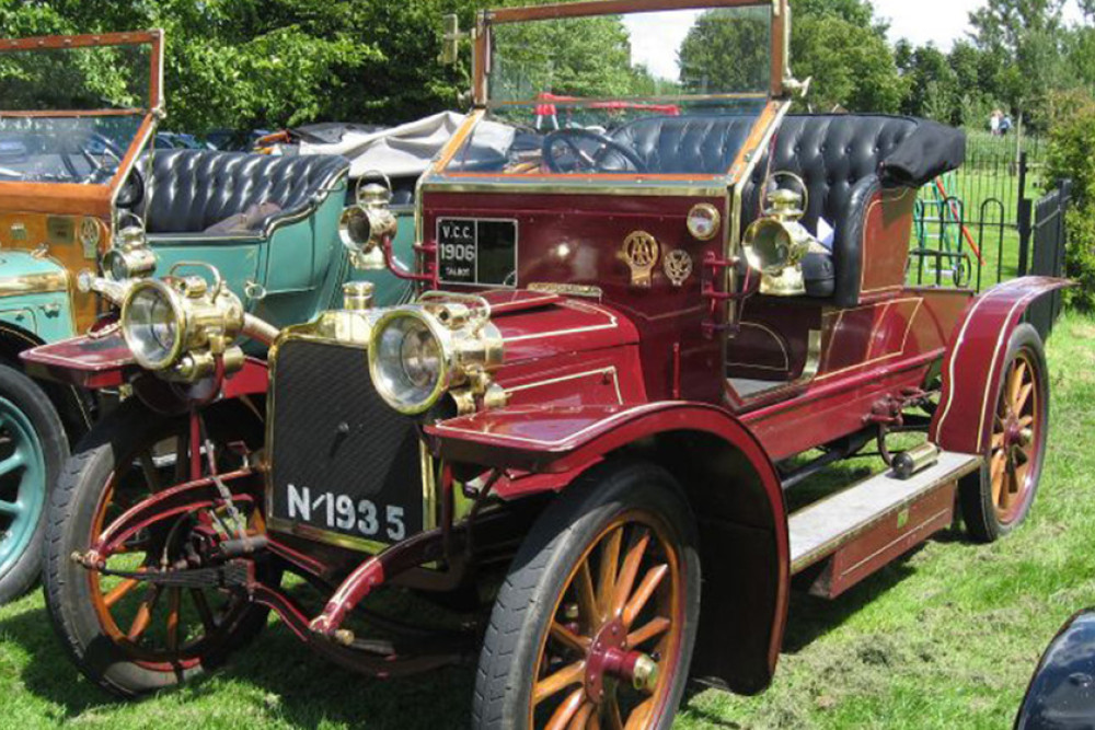 A Clement-Talbot vehicle made circa 1906 although not necessarily of the type used in the Clifton harvesting but an example of vehicle design in 1906. Photo, Peter Turvey