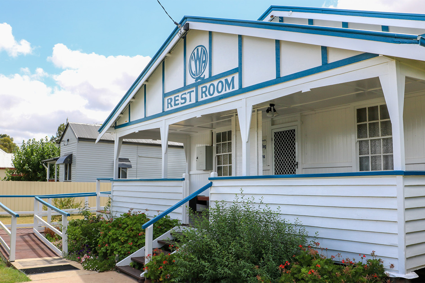 The Rest Rooms on Clark Street have been home to Clifton QCWA since 1936. The branch was formed in 1925.