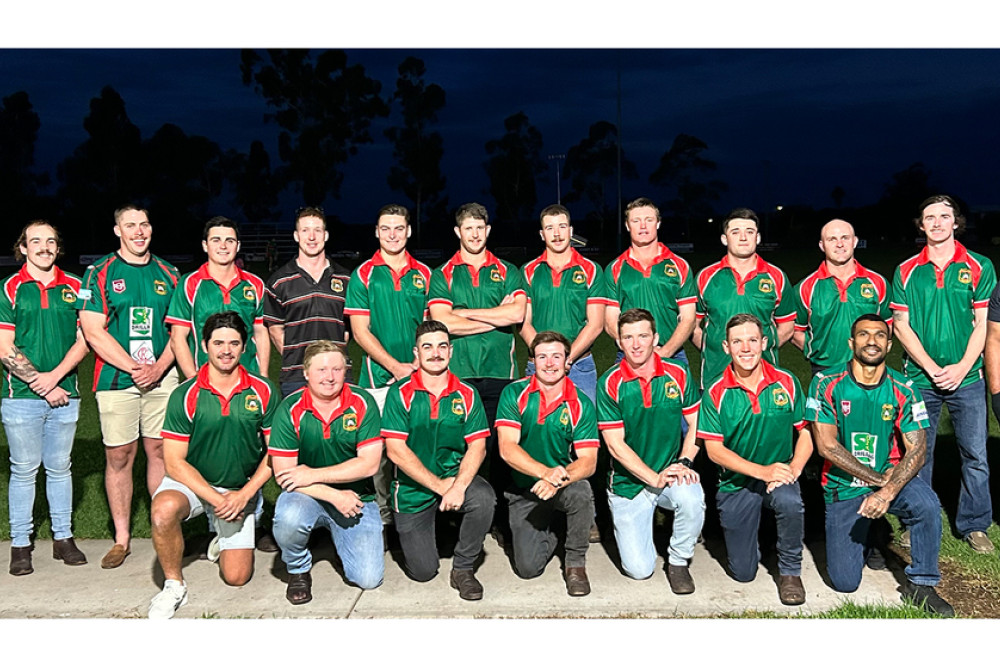 Pittsworth Danes’ players at the 2023 Season Launch. Photo, Sharp As Photography