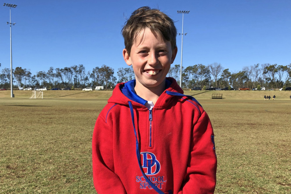 Ramsay State School student Darcy Murtagh represented the Darling Downs in football (soccer) at the Queensland Schools State Championships.