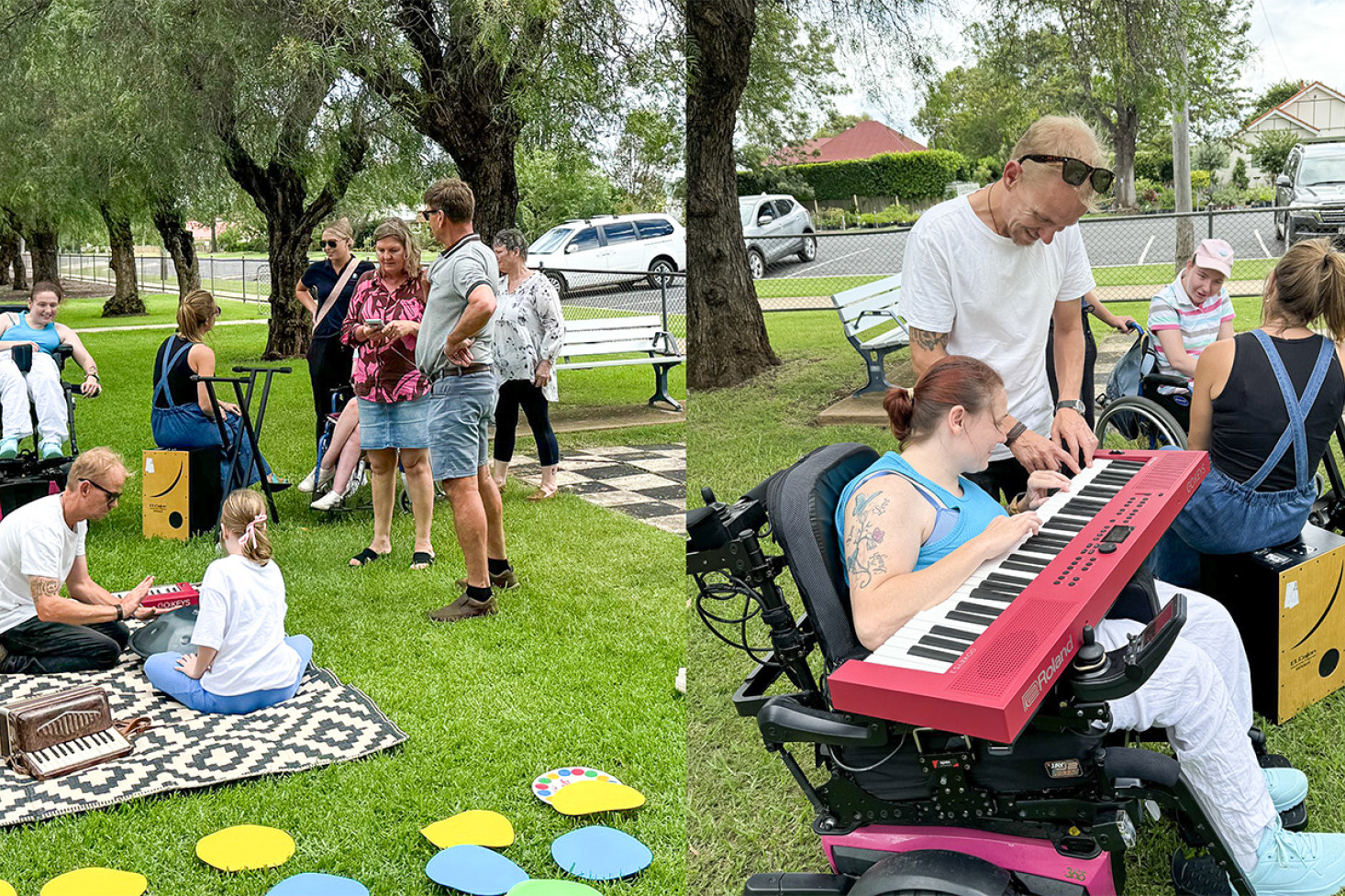 The Hub and Annie’s House hosted a community barbecue on Friday in the Pittsworth Lions Park to celebrate Disability Action Week.