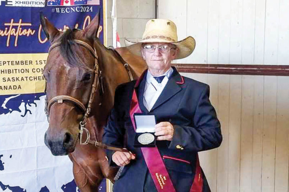 Linda Shore and Taxi were Level 6 Champions at the Cross Nations Cup.