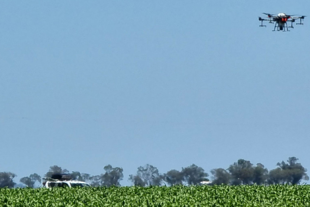 Drone Commander has opened up a new front in the war with Fall armyworm by taking to the skies.