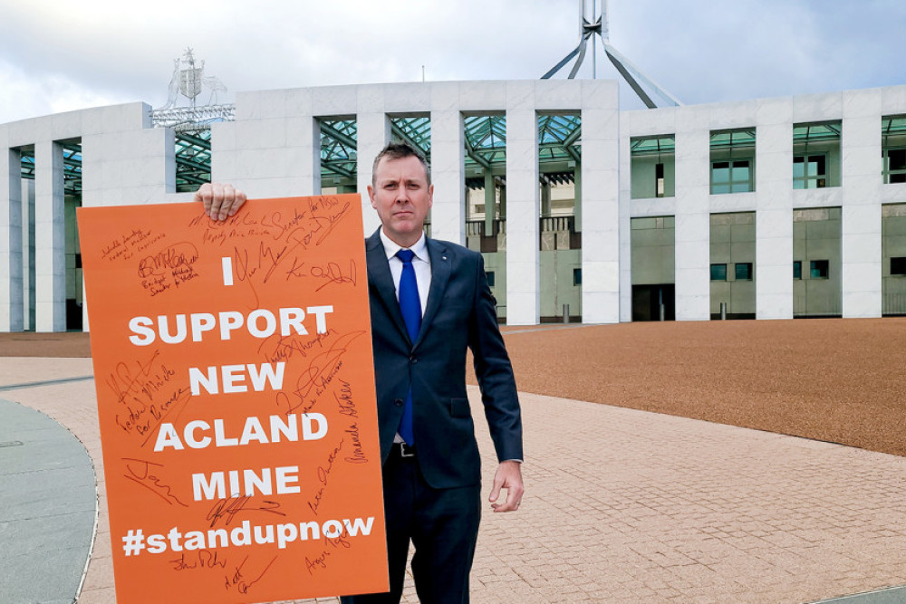 Garth praises Acland decision in Canberra - feature photo