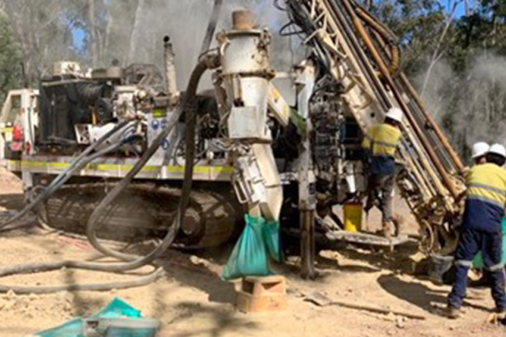 Durock Drilling Pty of New South Wales drilling the Big Hill project.