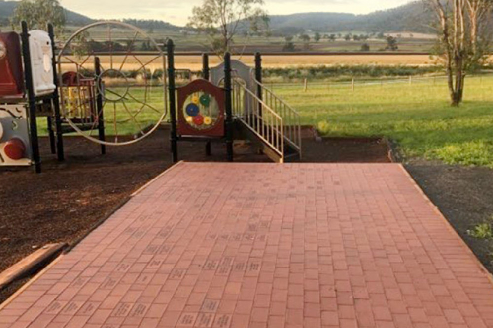 Goomburra Town Hall Play Area Paved - feature photo