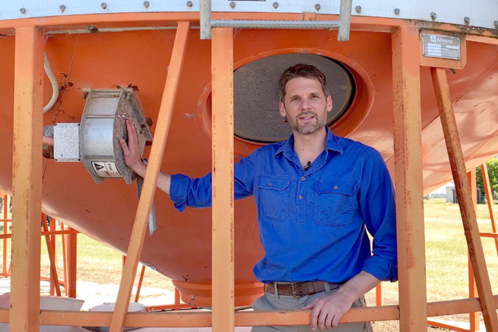 GRDC National Grain Storage Extension Project Coordinator, Chris Warrick. Photo, GRDC