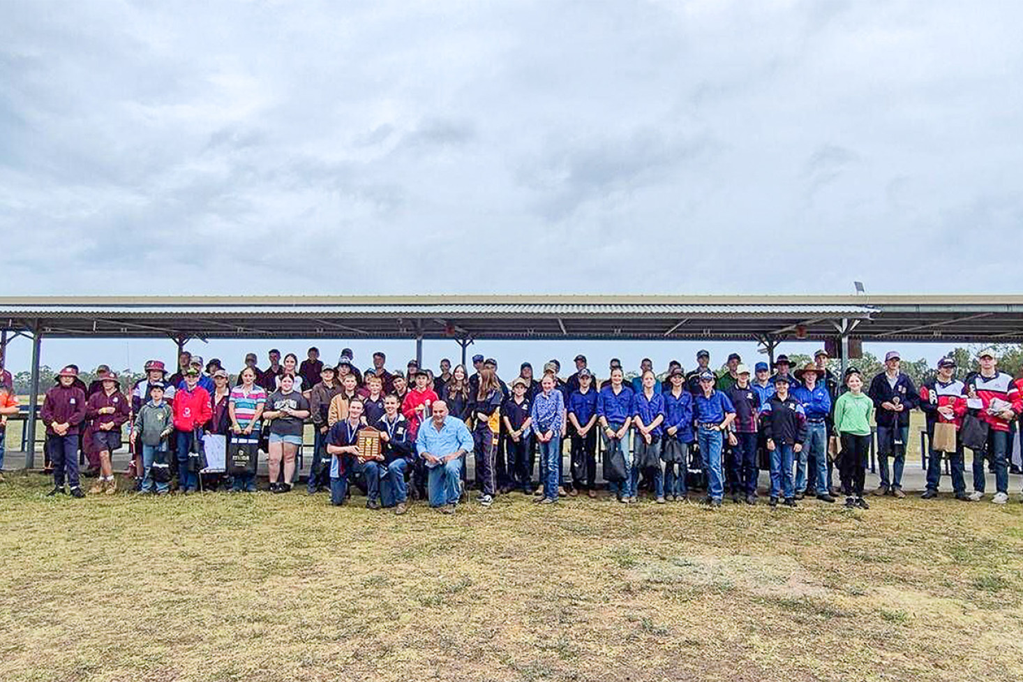 The Laurie Bowe Rifle Range was packed for the Interschool Shoot.