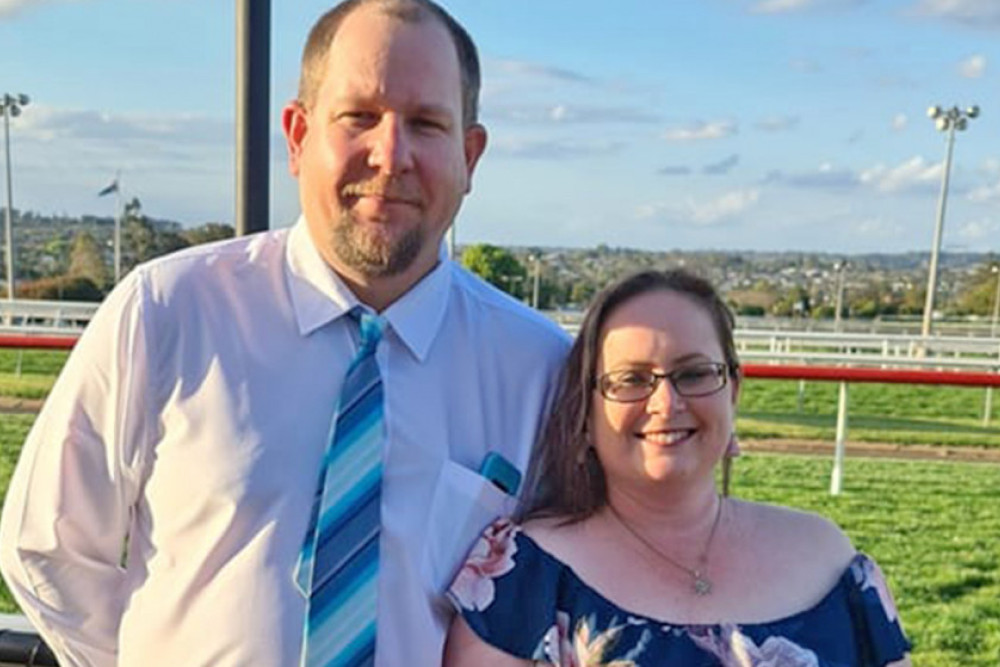 Sara-Jane Howell, pictured with Ben Howell, is the proud 2022 Citizen of the Year.