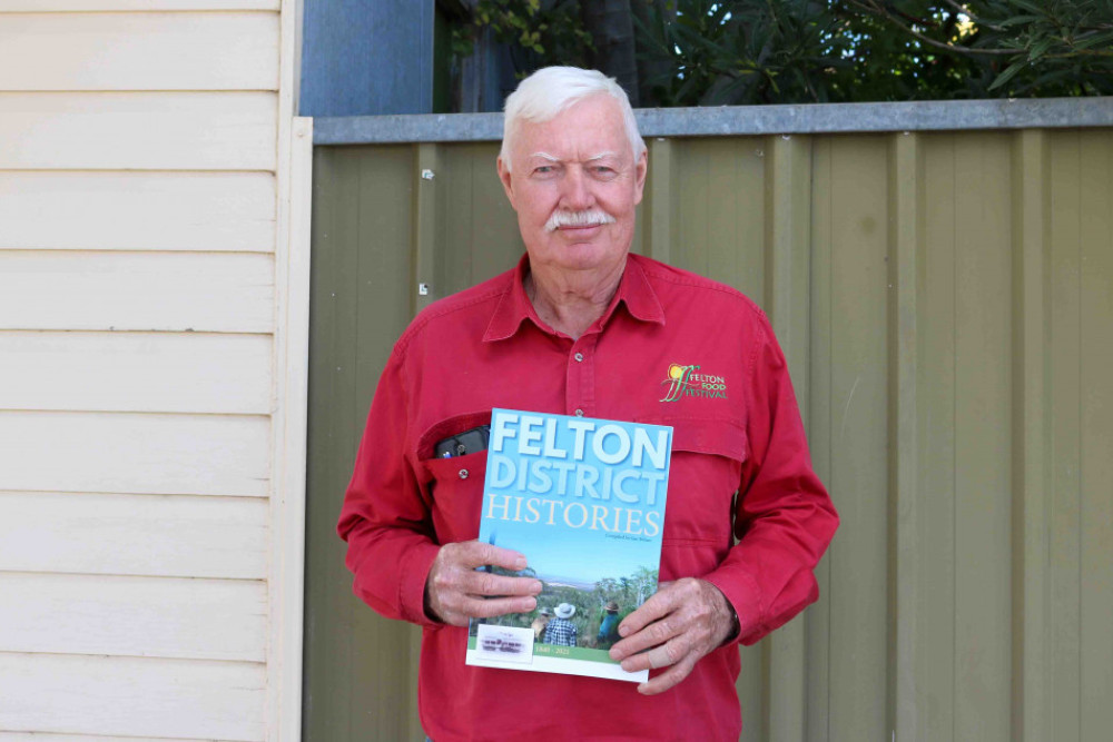 Author Ian Whan is proud of his new book, Felton District Histories.