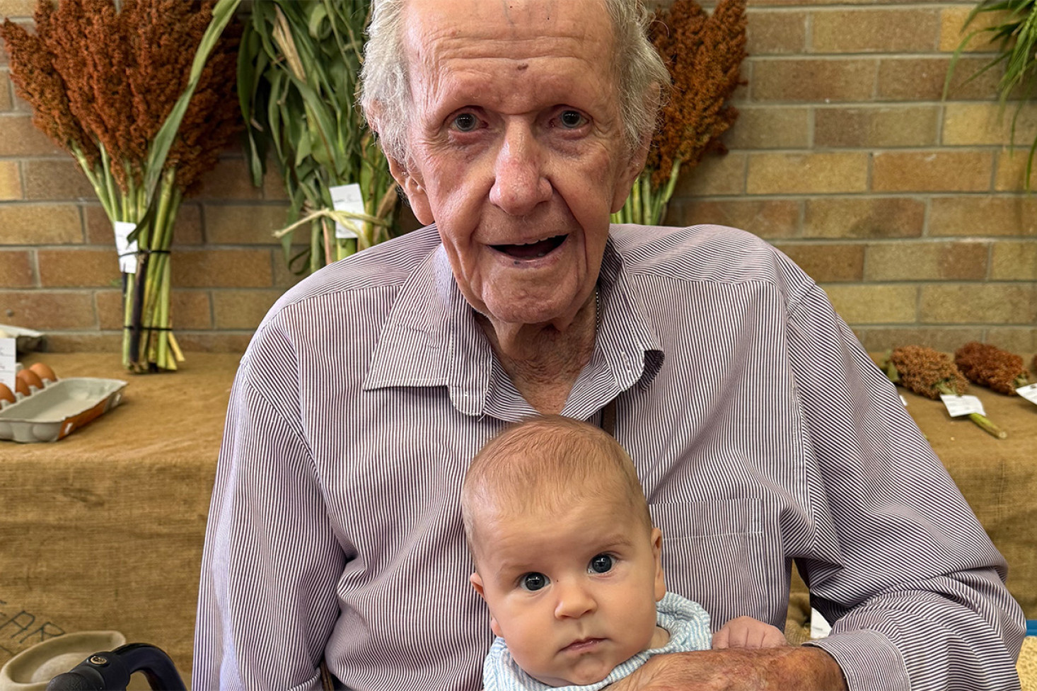 Ray At 90 Giving Young Hugh A Few Tips - feature photo