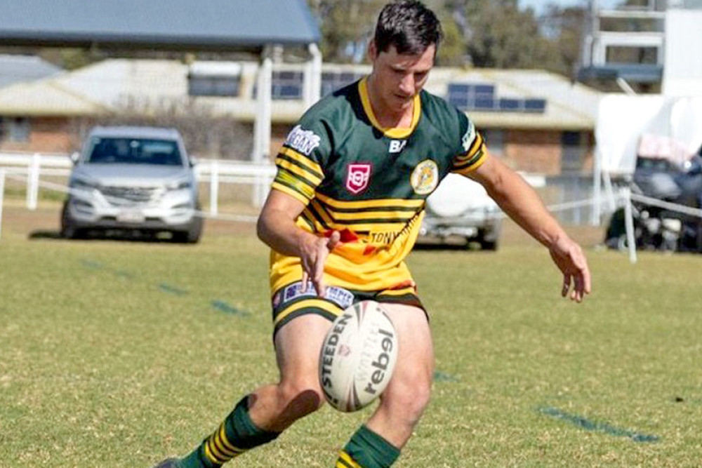 Wattles five-eight Josh Henry was among the reserve grade teams impressive performers in the 36 all draw against Goondiwindi on Sunday. Photo, Wattles RLFC