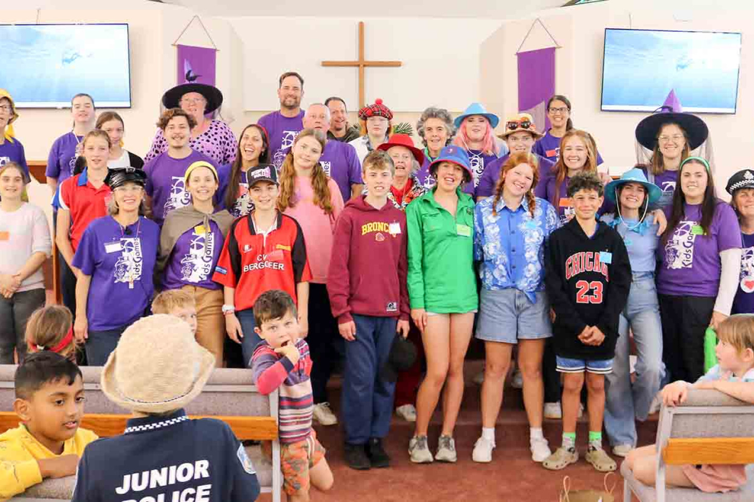 Thirty-five leaders and junior leaders, including 7 from YWAM made the KidsGames program possible.
