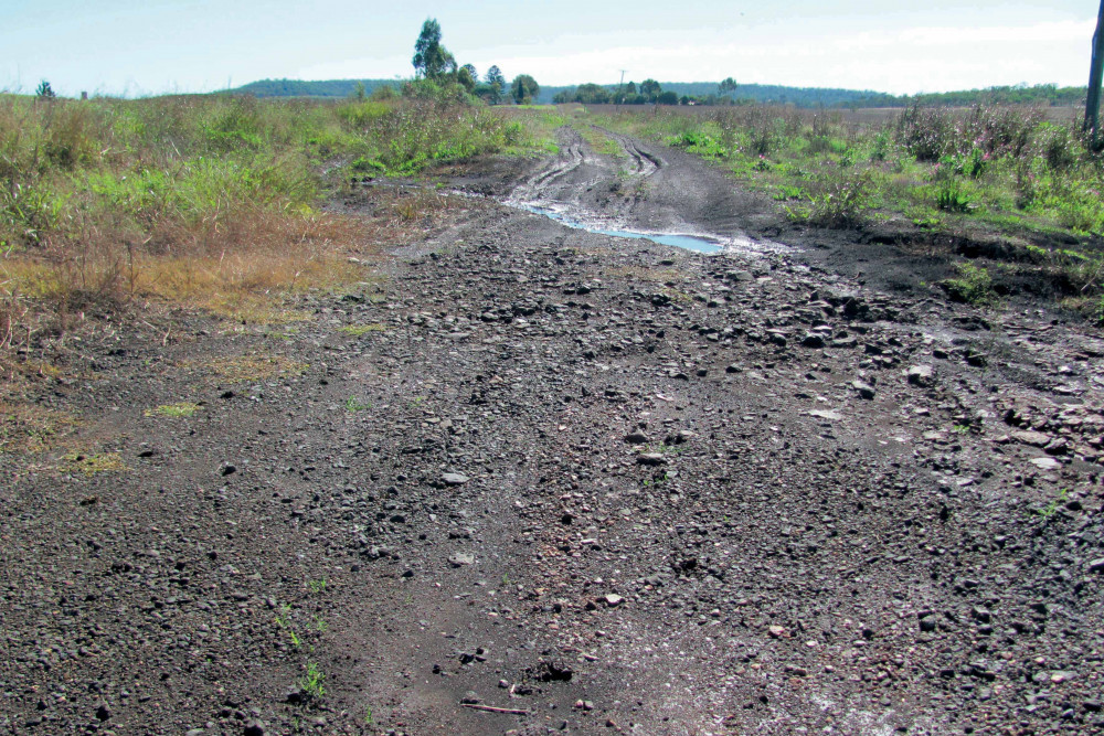 Langsdorf Road at Nobby, proclaimed by resident Neville Brosnan as the worst road in the Toowoomba Region, is one of many in and around Clifton that could be repaired.