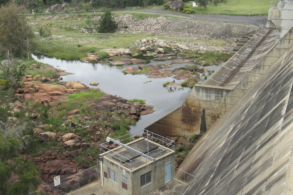 Pump Station at Leslie Dam.