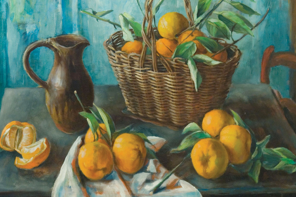 Margaret Olley’s Oranges (1964). From the Moment in Time: Still Lifes from the Collections exhibition.