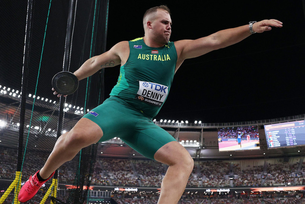 Matthew Denny. (photo Athletics Australia)