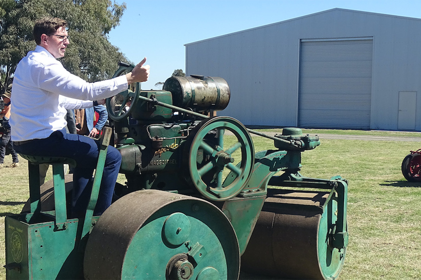 Toowoomba Region Mayor Geoff McDonald at the launch of the NHMA National Rally in 2024..