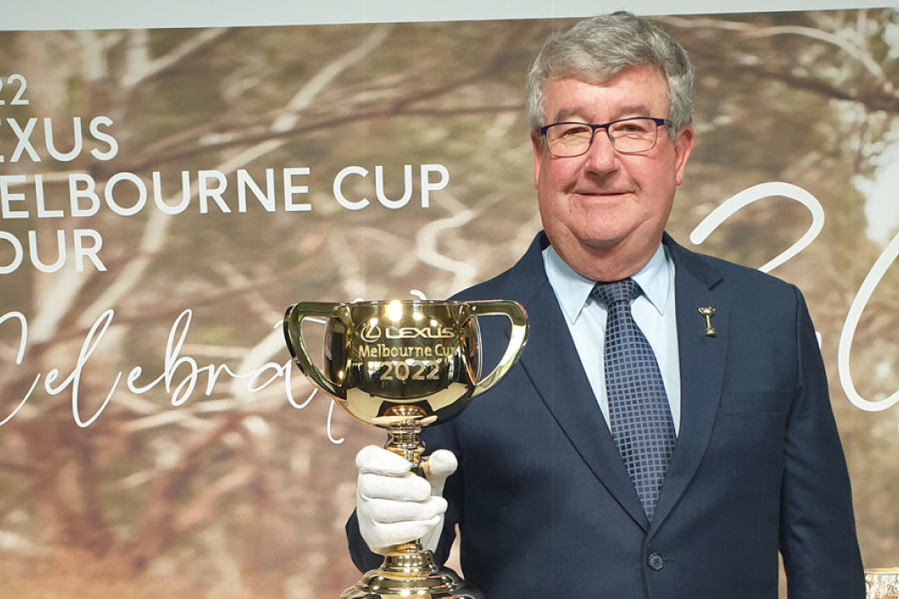 Treasurer of the Allora & District Sports Museum Rod Kelly who was in Melbourne for the launch last Wednesday.