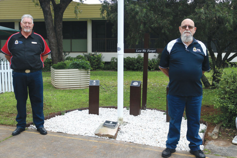 New war memorial at Oakey hospital - feature photo