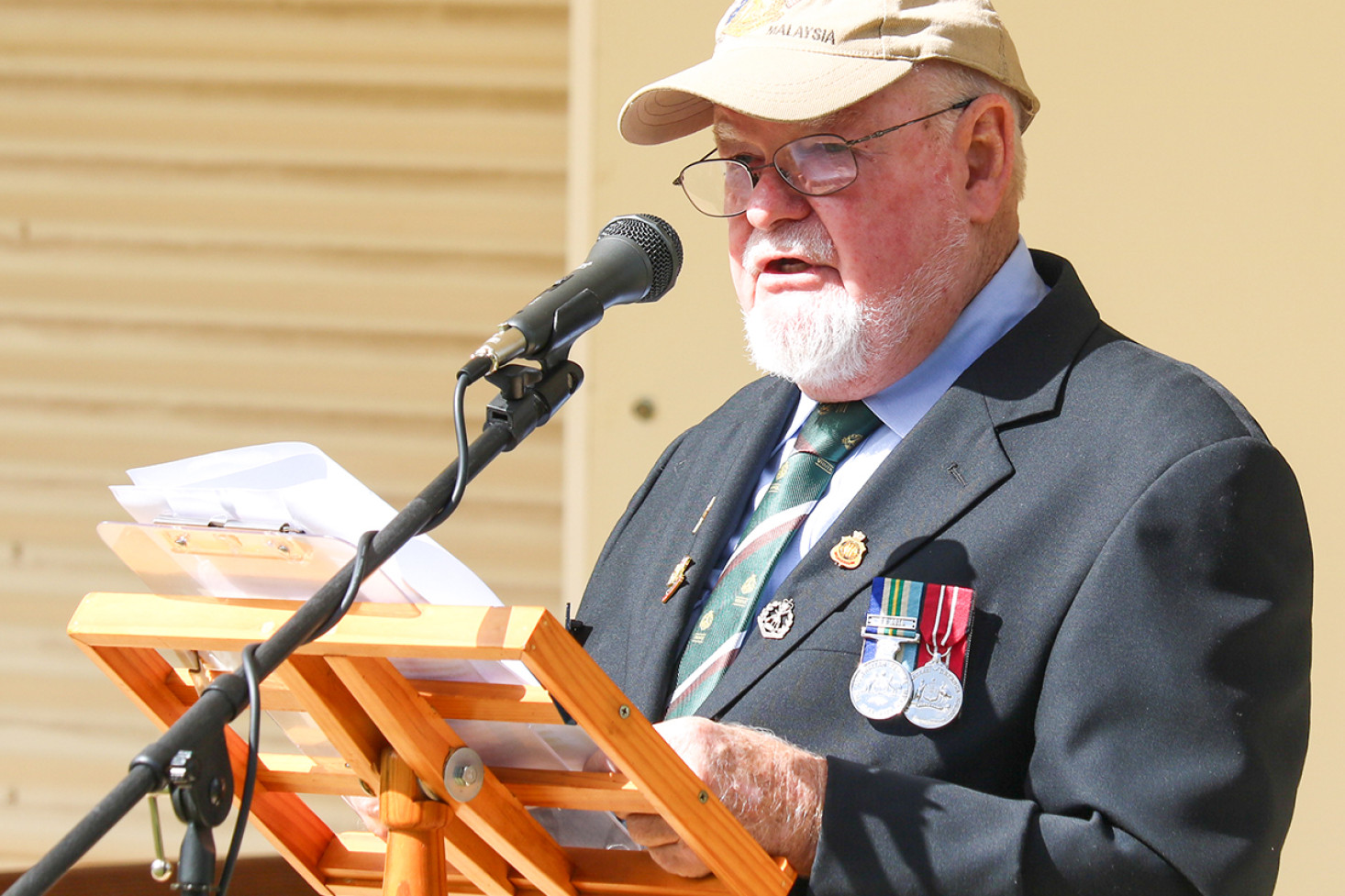 Secretary of the Pittsworth RSL Sub-Branch, Mike Vogler, was the guest speaker at the ceremony.
